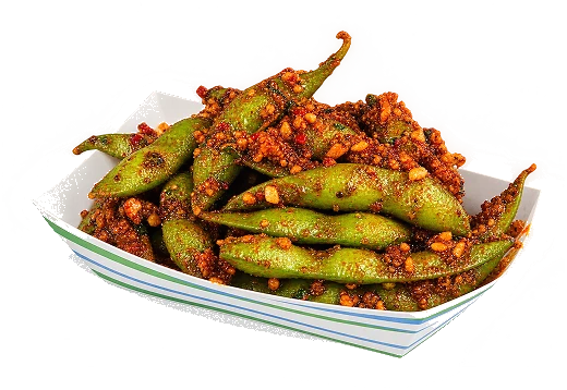 Spicy edamame appetizer